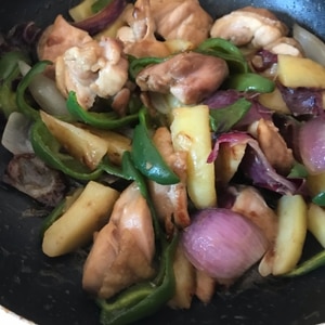 圧力鍋★じゃが芋と鶏肉の煮物